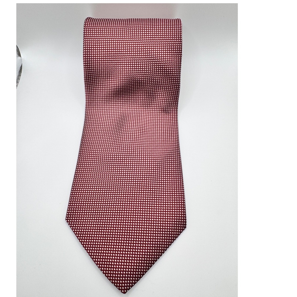 Robert Talbott Homer‎ Reed Ltd Men's Burgundy Dot Silk Necktie Business
